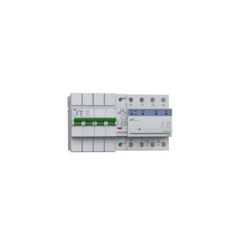 Protector combinado DPS+POP contra sobretensiones transitorias y permanente + IGA 63A