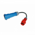Adaptador CEE Plug (3F+N+TT) 16- EV Portable SAE J1772
