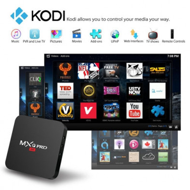 Kit Bqeel - MXQ Pro Android TV + Mando Rii Mini i8