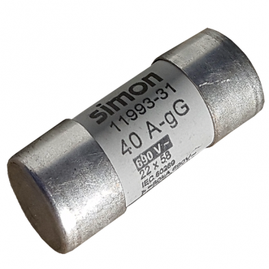 Fusibles Cilíndricos Simon 32A 40A 80A 100A Fusibles Cilíndricos Simon 32A 40A 80A 100A