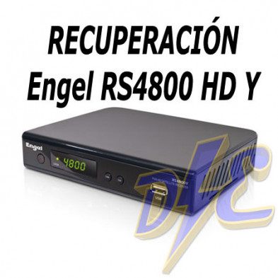 Recuperación del receptor Engel 4800Y HD por bloqueo, ASH, fallo USB, fallo WIFI