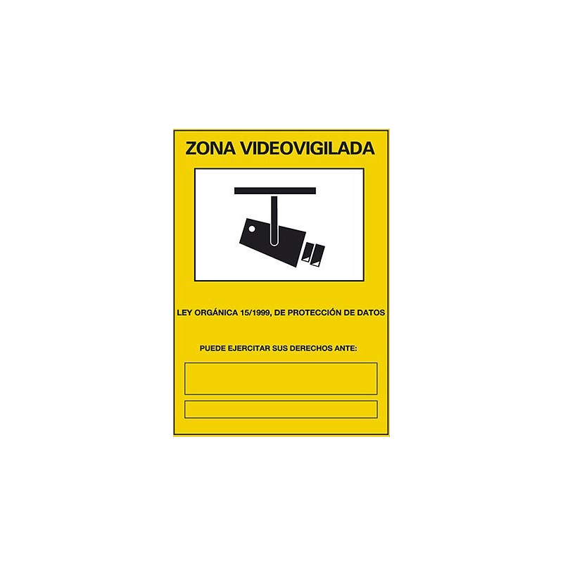 Cartel Vídeo Vigilancia