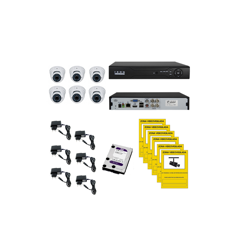 Kit Videovigilancia 6 cámaras