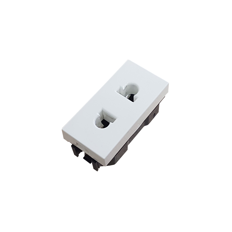 Base de enchufe Schuko Niessen Stylo Blanco Alpino (1 módulo)