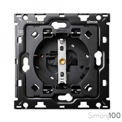 Kit back para 1 elemento con 1 base de enchufe schuko | Simon 100