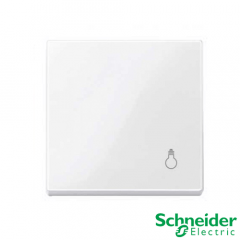 Tecla símbolo luz Schneider Serie Elegance Blanco activo