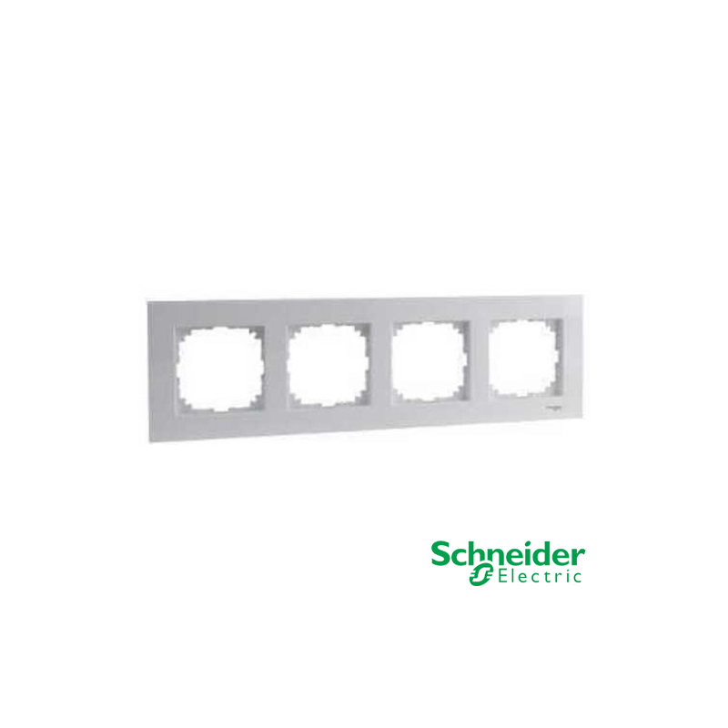 Marco 4 elementos Schneider Serie Elegance Blanco Activo Marco 4 elementos Schneider Serie Elegance Blanco Activo