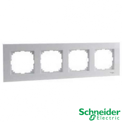 Marco 4 elementos Schneider Serie Elegance Blanco Activo Marco 4 elementos Schneider Serie Elegance Blanco Activo