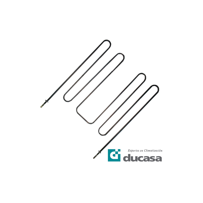 Resistencia Acumulador Estático Ducasa 1700-950W S-8 patas metálicas A y M 817 826 834