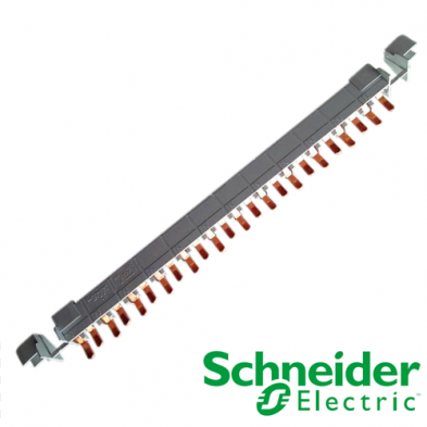 Peine de Conexión Schneider Electric Clario 1P+N 80A 432 mm 24 módulos
