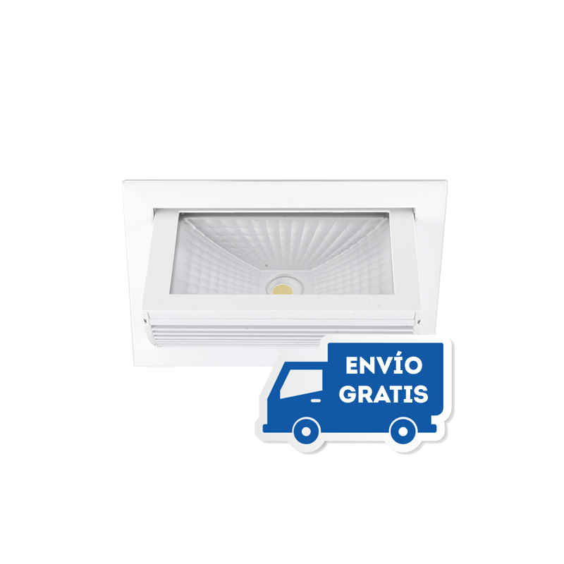 Downlight LED Basculante Empotrable en aluminio NEXIA Downlight LED Basculante Empotrable en aluminio NEXIA