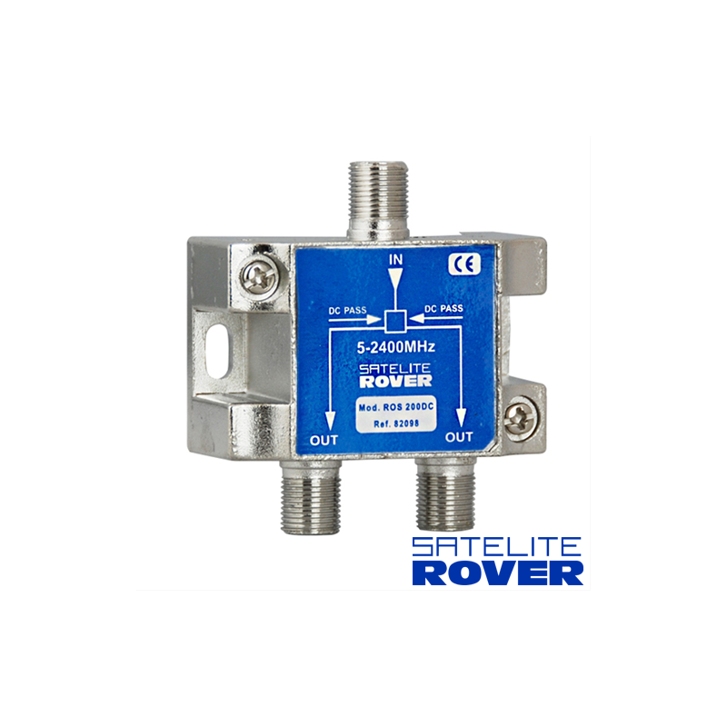 Distribuidor Rover 1 entrada 2 salidas con paso de corriente