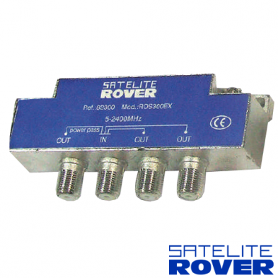 Distribuidor de TV -SAT 1 entrada 3 salidas Premium