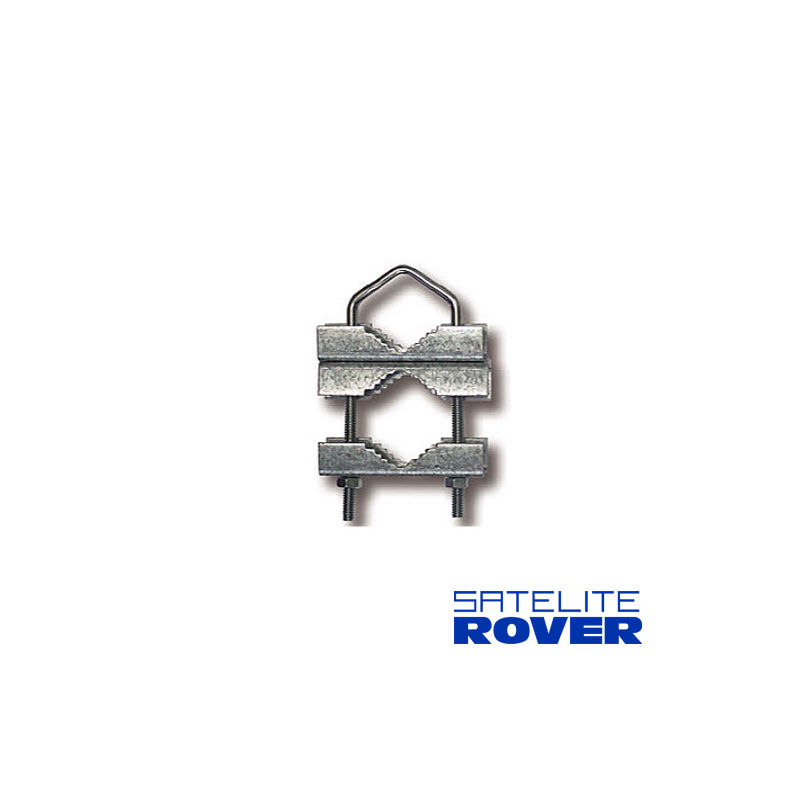 Abrazadera doble Varilla 6 mm M6 50x125