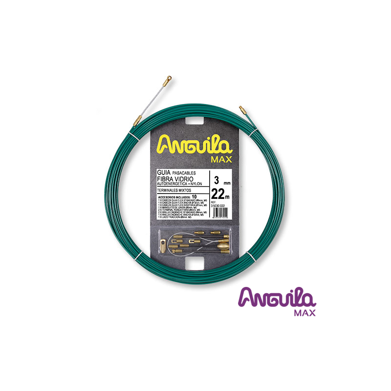 GUÍA PASACABLES FIBRA DE VIDRIO 3MM ANGUILA