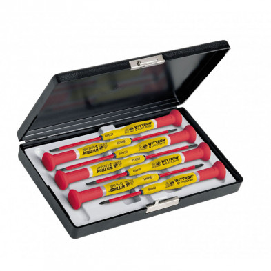 Juegos destornilladores WITTRON VDE estuche plástico antichoque Juegos destornilladores WITTRON VDE estuche plástico antichoque