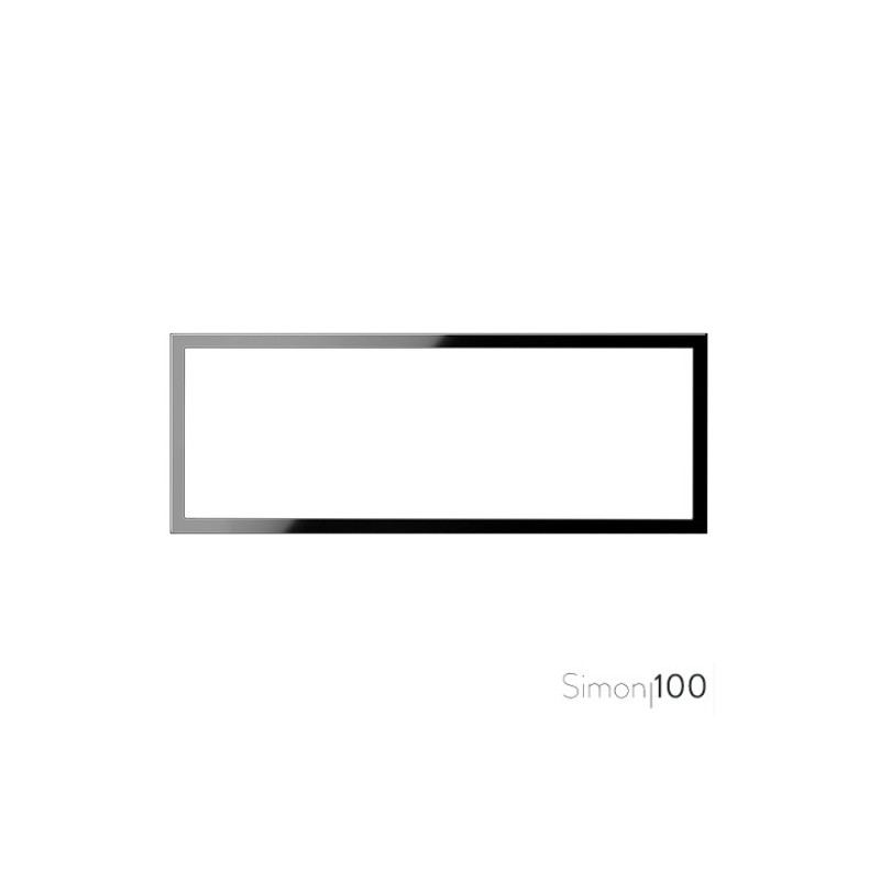 Marco 3 Elementos Negro Simon 100