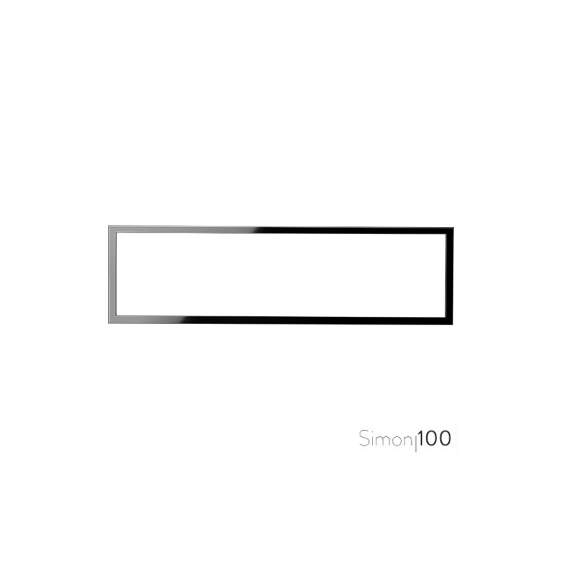 Marco 4 Elementos Negro Simon 100