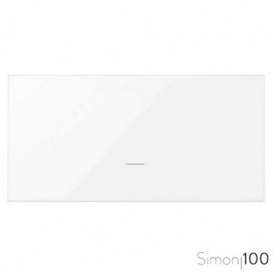 Tecla Individual para Mecanismos de Mando Blanco Simon 100
