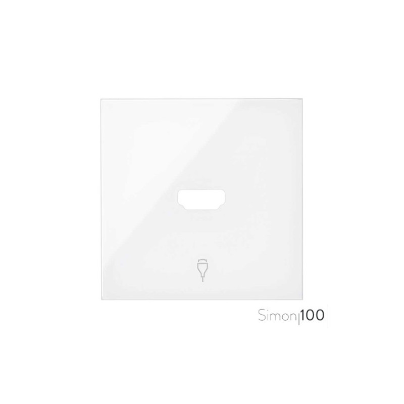 Tapa Conector HDMI Blanco Simon 100