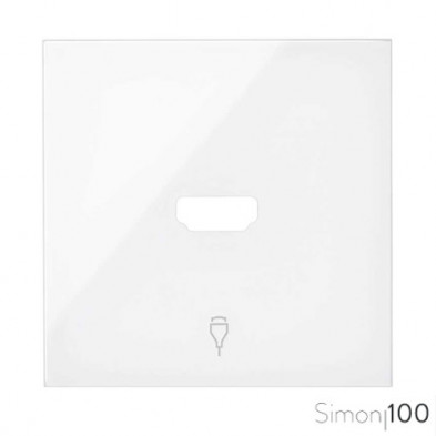 Tapa Conector HDMI Blanco Simon 100