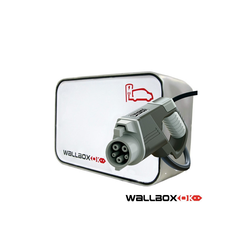 Wallbox Modo 3 con manguera SAE J1772 16 A
