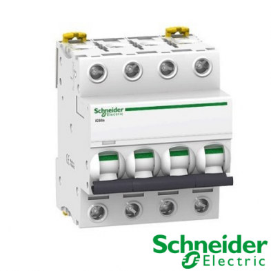 Interruptor automático magnetotérmico trifásico iC60N 4P 63A Curva C A9F79463
