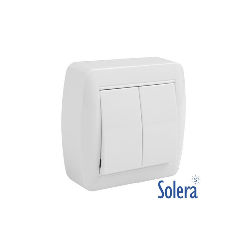 Doble Conmutador Serie Mural Solera MUR12U