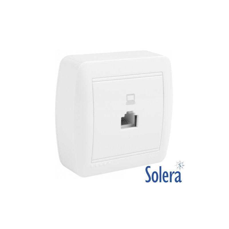 Toma de datos RJ45 Categoria 5E Serie Mural Solera MUR88U