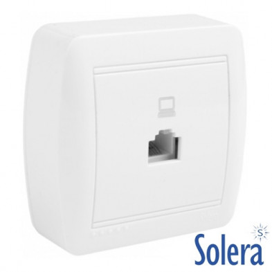 Toma de datos RJ45 Categoria 5E Serie Mural Solera MUR88U Toma de datos RJ45 Categoria 5E Serie Mural Solera MUR88U