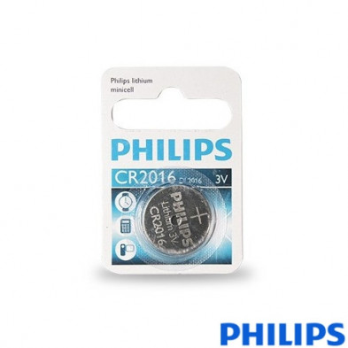 Pila Lithium Philips CR2016 Blister1