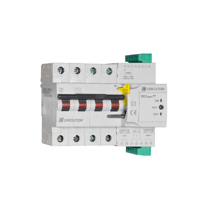 Magnetotérmico Diferencial con Reconexión Automática P2A126 Circutor