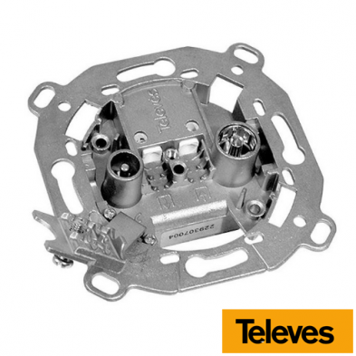 Caja de paso 14 dB + DC 5-2150 MHz 5227
