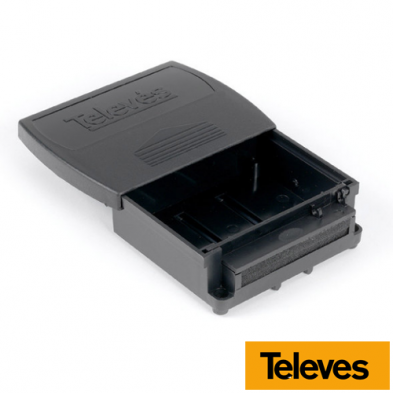 Cofre Exterior Negro Pequeño Televes 4177