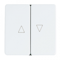 Interruptor doble persianas blanco marfil Niessen Stylo