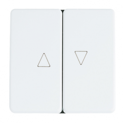 Interruptor doble persianas blanco marfil Niessen Stylo Interruptor doble persianas blanco marfil Niessen Stylo
