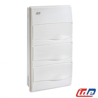 Caja de distribución de empotrar 36 módulos IP40