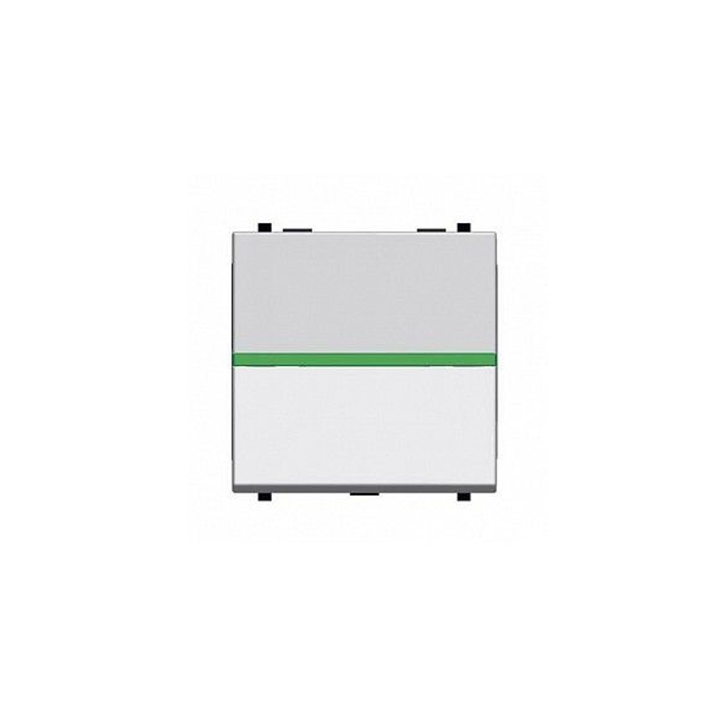 Conmutador con Piloto 2 Modulos Niessen Zenit N2202.5