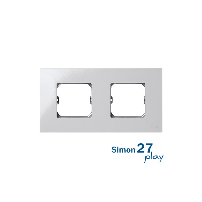 Marco Compacto 2 Elementos Blanco con Bastidor Simon 27 Play