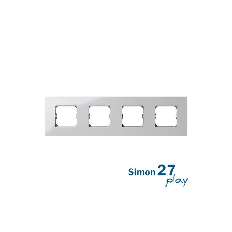 Marco Compacto 4 Elementos Blanco con Bastidor Simon 27 Play