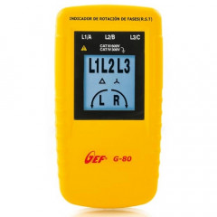 Indicador de la rotación de las fases (R.S.T.) G80
