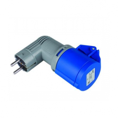 Adaptador CETAC a SCHUKO P44 2P+T 16A 230V Adaptador CETAC a SCHUKO P44 2P+T 16A 230V