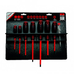 Kit de 7 destornilladores aislados 1000 V + 1 buscapolo
