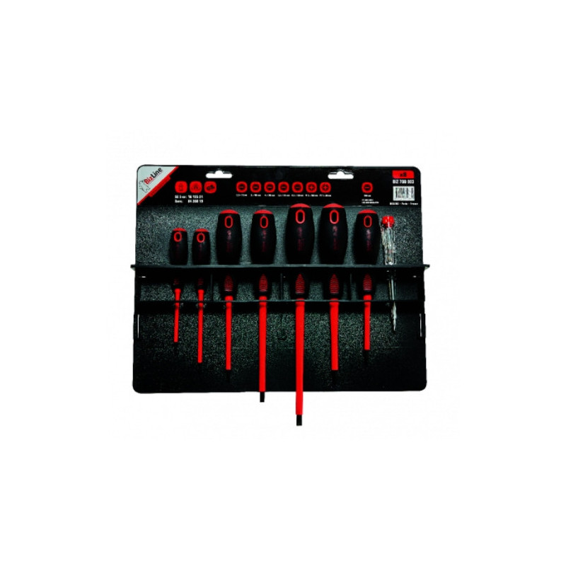 Kit de 7 destornilladores aislados 1000 V + 1 buscapolo