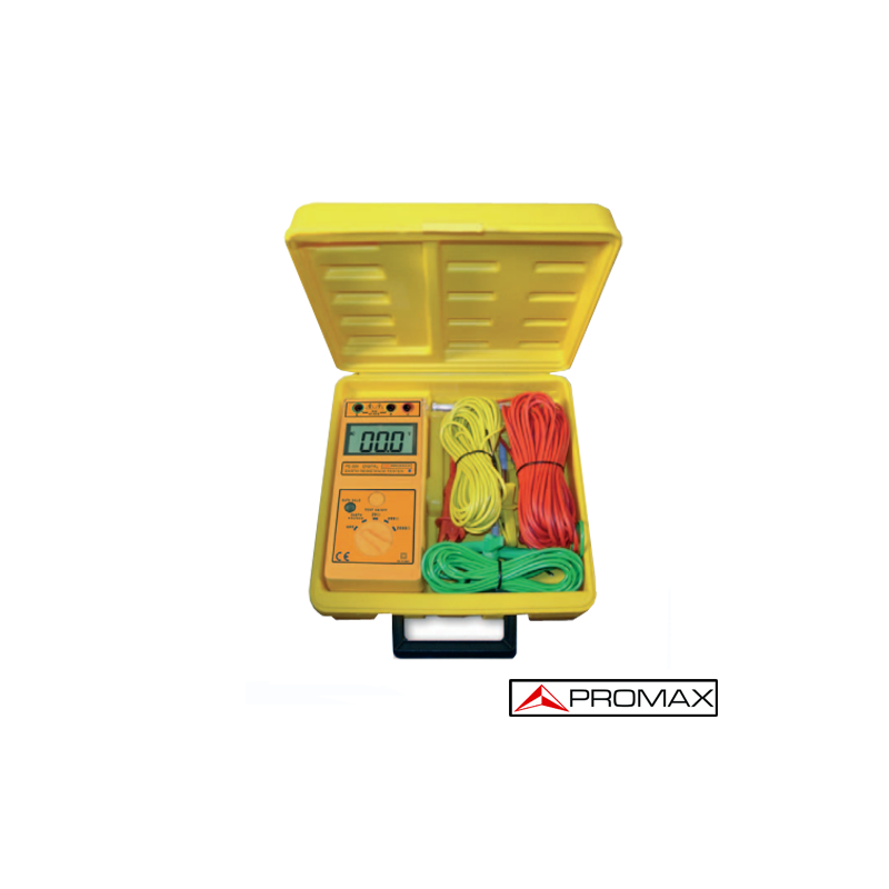  PE-335 Medidor digital de resistencia de tierra con picas