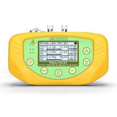PROLITE-67: Medidor selectivo de potencia optica para FTTX-xPON