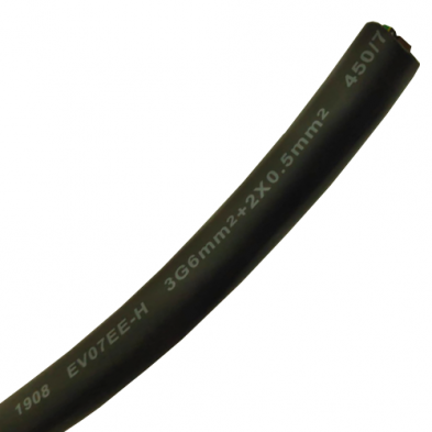 Cable Vehículo Eléctrico 3x6 mm 2x0,5 mm Cable Vehículo Eléctrico 3x6 mm 2x0,5 mm