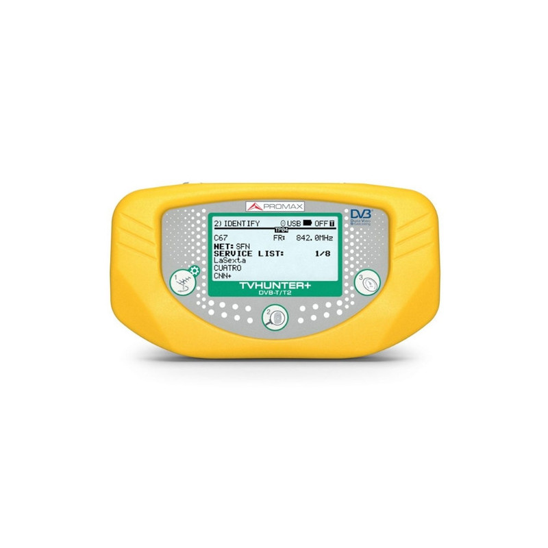 TVHUNTER+ Buscador de TDT para DVB-T y DVB-T2