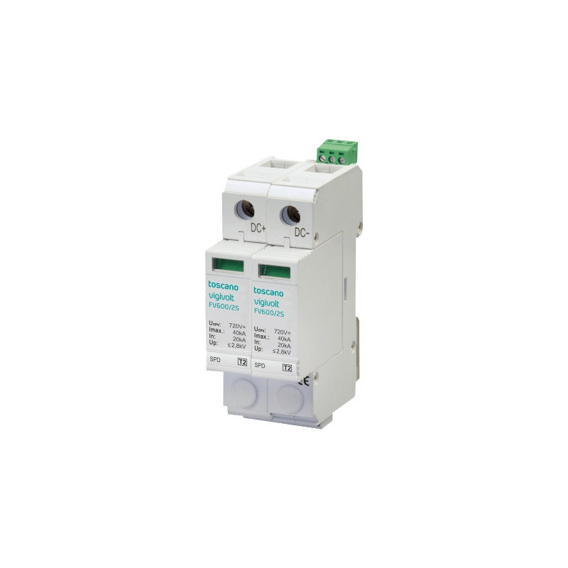 Protector Sobretensiones Transitorias Fotovoltaicas Clase II FV-600 2S