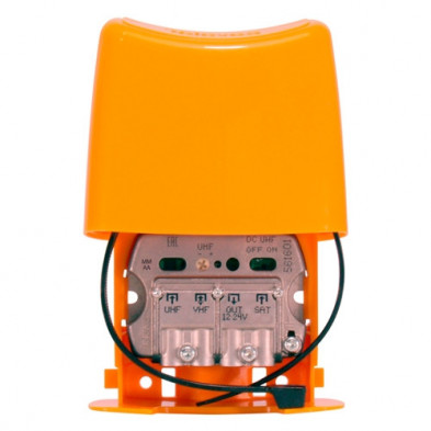 Amplificador de mástil NanoKom 3 entradas: UHF-VHFmix-FImix Amplificador de mástil NanoKom 3 entradas: UHF-VHFmix-FImix